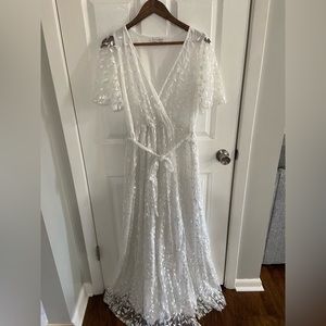 Baltic born white maxi dress